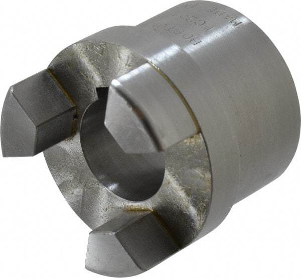 Boston Gear - 1-3/16" Max Bore Diam, FC25 Coupling Size, Flexible Half Coupling - 2-1/2" OD, 4.13" OAL, Steel - Benchmark Tooling