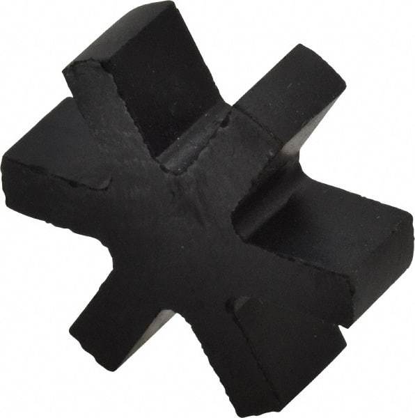 Boston Gear - 7/8" Max Bore Diam, FC15 Coupling Size, Flexible 3-Jaw Insert Coupling - 1-1/2" OD, Rubber, Order 2 Hubs & 1 Insert for Complete Coupling - Benchmark Tooling