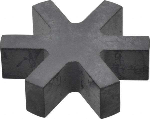 Boston Gear - 1-1/8" Max Bore Diam, FC20 Coupling Size, Flexible 3-Jaw Insert Coupling - 2" OD, Rubber, Order 2 Hubs & 1 Insert for Complete Coupling - Benchmark Tooling