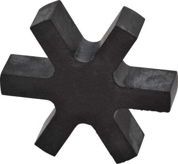 Boston Gear - 1-3/8" Max Bore Diam, FC25 Coupling Size, Flexible 3-Jaw Insert Coupling - 2-1/2" OD, Rubber, Order 2 Hubs & 1 Insert for Complete Coupling - Benchmark Tooling