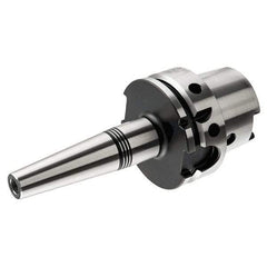 Iscar - 1/2" Hole Diam, HSK63A Taper Shank Shrink Fit Tool Holder & Adapter - 3.024" Projection, 0.79" Nose Diam, 1.69" Clamping Depth, 25,000 RPM, Through Coolant - Exact Industrial Supply