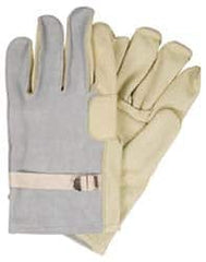 Ability One - Size M (8) Cowhide General Protection Work Gloves - Exact Industrial Supply