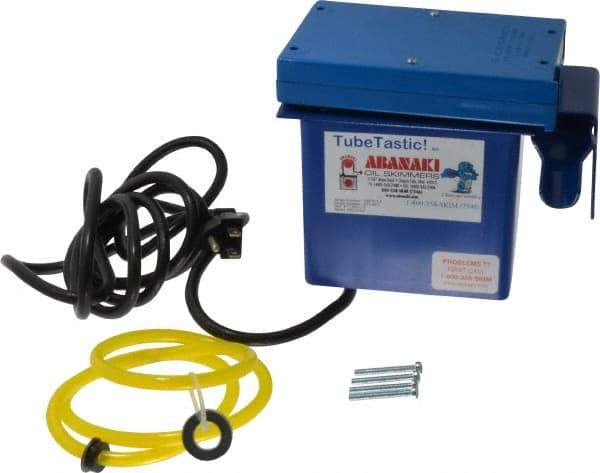 Abanaki - 10" Reach, 1.5 GPH Oil Removal Capacity, Tube Oil Skimmer - 40 to 185°F - Benchmark Tooling