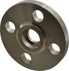 Merit Brass - 3/4" Pipe, 3-7/8" OD, Stainless Steel, Socket Weld Pipe Flange - 2-3/4" Across Bolt Hole Centers, 5/8" Bolt Hole, 150 psi, Grades 304 & 304L - Benchmark Tooling