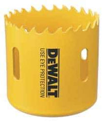 DeWALT - 1-1/8" Diam, 1-1/2" Cutting Depth, Hole Saw - Bi-Metal Saw, Toothed Edge - Benchmark Tooling