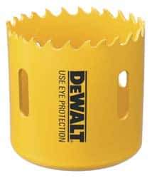 DeWALT - 1-13/16" Diam, 1-7/8" Cutting Depth, Hole Saw - Bi-Metal Saw, Toothed Edge - Benchmark Tooling