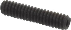 Value Collection - #2-56 UNC, 3/8" OAL, Cup Point Set Screw - Alloy Steel, 0.035" Key - Benchmark Tooling