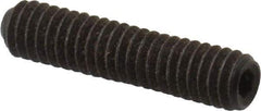Value Collection - #4-48 UNF, 1/2" OAL, Cup Point Set Screw - Alloy Steel, 0.05" Key - Benchmark Tooling