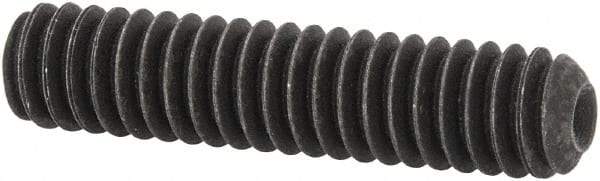 Value Collection - 1/4-20 UNC, 1-1/8" OAL, Cup Point Set Screw - Alloy Steel, 1/8" Key - Benchmark Tooling