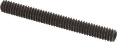 Value Collection - 1/4-20 UNC, 2-1/4" OAL, Cup Point Set Screw - Alloy Steel, 1/8" Key - Benchmark Tooling