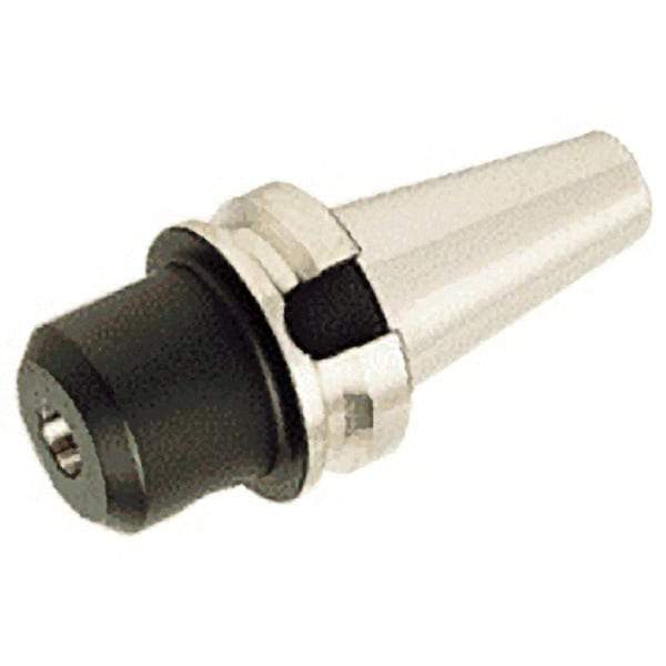 Iscar - BT40 Taper Shank 1/2" Hole End Mill Holder/Adapter - 42mm Nose Diam, 1-3/4" Projection, Through-Spindle Coolant - Exact Industrial Supply