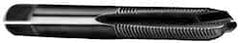 OSG - 3/8-16 UNC, 3 Flute, Oxide Finish, High Speed Steel Spiral Point Tap - Plug Chamfer, Right Hand Thread, 2-15/16" OAL, 1-1/4" Thread Length, 0.381" Shank Diam, Series 105 - Exact Industrial Supply