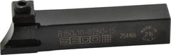 Seco - Tool Block Style 150.10, 3/4" Blade Height, 4.531" OAL, Indexable Cutoff Blade Tool Block - 3/4" Shank Height, 3/4" Shank Width - Benchmark Tooling