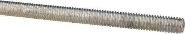 Value Collection - M8x1.25 UNC (Coarse), 1m Long, Steel Metric Threaded Rod - Zinc-Plated Finish, Right Hand Thread - Benchmark Tooling