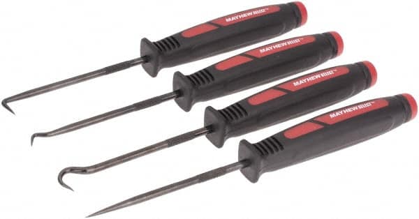 Mayhew - 4 Piece Hook & Probe Set - Steel - Benchmark Tooling