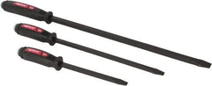 Mayhew - 3 Piece Screwdriver Pry Bar Set - 5/8" Head Width, Includes 12, 17 & 25" Lengths - Benchmark Tooling