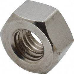 Value Collection - 1/2-13 UNC Stainless Steel Right Hand Heavy Hex Nut - 7/8" Across Flats, 31/64" High, Uncoated - Benchmark Tooling