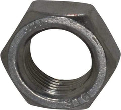 Value Collection - 3/4-16 UNF Stainless Steel Right Hand Hex Jam Nut - 1-1/8" Across Flats, 27/64" High, Uncoated - Benchmark Tooling