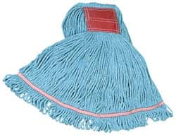 Rubbermaid - 5" Red Head Band, Large Blended Fiber Loop End Mop Head - 4 Ply, Use for General Purpose - Benchmark Tooling