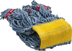 Rubbermaid - 5" Yellow Head Band, Small Blended Fiber Loop End Mop Head - 4 Ply, Use for General Purpose - Benchmark Tooling