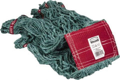 Rubbermaid - 5" Red Head Band, Large Blended Fiber Loop End Mop Head - 4 Ply, Use for General Purpose - Benchmark Tooling