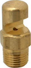 Bete Fog Nozzle - 1/8" Pipe, 145° Spray Angle, Brass, Extra Wide Fan Nozzle - Male Connection, 1.58 Gal per min at 100 psi, 0.073" Orifice Diam - Benchmark Tooling