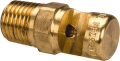 Bete Fog Nozzle - 1/4" Pipe, 145° Spray Angle, Brass, Extra Wide Fan Nozzle - Male Connection, 6.96 Gal per min at 100 psi, 5/32" Orifice Diam - Benchmark Tooling