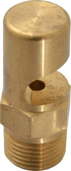 Bete Fog Nozzle - 3/8" Pipe, 145° Spray Angle, Brass, Extra Wide Fan Nozzle - Male Connection, 9.49 Gal per min at 100 psi, 3/16" Orifice Diam - Benchmark Tooling