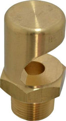 Bete Fog Nozzle - 3/4" Pipe, 145° Spray Angle, Brass, Extra Wide Fan Nozzle - Male Connection, 75.9 Gal per min at 100 psi, 1/2" Orifice Diam - Benchmark Tooling