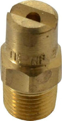 Bete Fog Nozzle - 1/8" Pipe, 30° Spray Angle, Brass, Standard Fan Nozzle - Male Connection, 3.16 Gal per min at 100 psi, 0.109" Orifice Diam - Benchmark Tooling