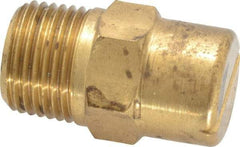 Bete Fog Nozzle - 3/8" Pipe, 90° Spray Angle, Brass, Standard Fan Nozzle - Male Connection, 1.58 Gal per min at 100 psi, 0.08" Orifice Diam - Benchmark Tooling