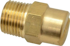 Bete Fog Nozzle - 1/2" Pipe, 30° Spray Angle, Brass, Standard Fan Nozzle - Male Connection, 9.49 Gal per min at 100 psi, 0.186" Orifice Diam - Benchmark Tooling