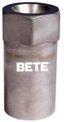 Bete Fog Nozzle - 1/2" Pipe, 120° Spray Angle, Grade 316 Stainless Steel, Full Cone Nozzle - Female Connection, N/R Gal per min at 100 psi, 1/4" Orifice Diam - Benchmark Tooling