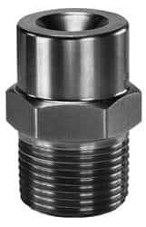 Bete Fog Nozzle - 1/8" Pipe, 90° Spray Angle, Brass, Full Cone Nozzle - Male Connection, 1.15 Gal per min at 100 psi, 0.072" Orifice Diam - Benchmark Tooling