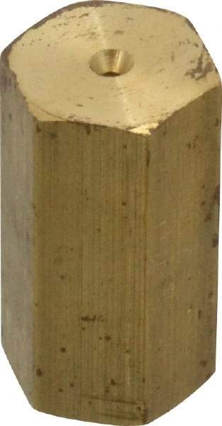 Bete Fog Nozzle - 1/8" Pipe, 60° Spray Angle, Brass, Full Cone Nozzle - Female Connection, 0.77 Gal per min at 100 psi, 0.055" Orifice Diam - Benchmark Tooling