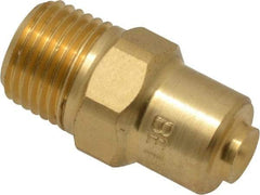 Bete Fog Nozzle - 1/8" Pipe, 120° Spray Angle, Brass, Full Cone Nozzle - Male Connection, 0.38 Gal per min at 100 psi, 0.043" Orifice Diam - Benchmark Tooling