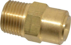 Bete Fog Nozzle - 3/8" Pipe, 120° Spray Angle, Brass, Full Cone Nozzle - Male Connection, 6.15 Gal per min at 100 psi, 3/16" Orifice Diam - Benchmark Tooling