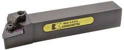 Kennametal - MTJN, Right Hand Cut, 3° Lead Angle, 1-1/4" Shank Height x 1-1/4" Shank Width, Negative Rake Indexable Turning Toolholder - 6" OAL, TN..43. Insert Compatibility, Series Kenloc - Benchmark Tooling