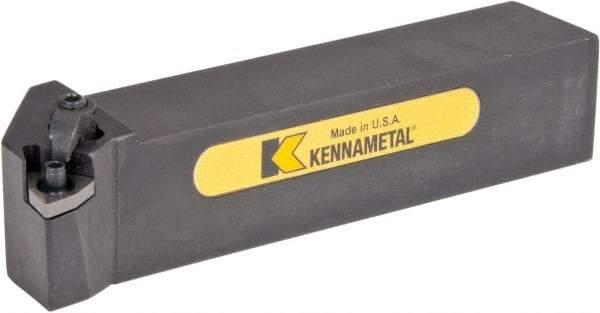 Kennametal - MWLN, Right Hand Cut, 5° Lead Angle, 1" Shank Height x 1" Shank Width, Negative Rake Indexable Turning Toolholder - 5" OAL, WN..33. Insert Compatibility, Series Kenloc - Benchmark Tooling