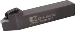 Kennametal - MDPN, Neutral Cut, 0° Lead Angle, 1-1/2" Shank Height x 1-1/2" Shank Width, Negative Rake Indexable Turning Toolholder - 6" OAL, DN..54. Insert Compatibility, Series Kenloc - Benchmark Tooling