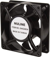 Value Collection - 230 Volts, AC, 105 CFM, Square Tube Axial Fan - 0.12 Amp Rating, 2,600 to 3,100 RPM, 4.7" High x 4.7" Wide x 1-1/2" Deep - Benchmark Tooling