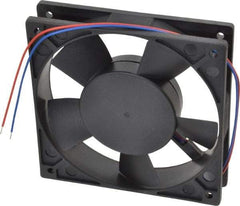 Value Collection - 12 Volts, DC, 88.3 CFM, Square Tube Axial Fan - 0.33 Amp Rating, 2,700 to 3,000 RPM, 4.72" High x 4.72" Wide x 1" Deep - Benchmark Tooling