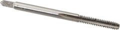 Interstate - #6-32 UNC, 3 Flute, Bottoming, Plug & Taper, Bright Finish, High Speed Steel Tap Set - Benchmark Tooling