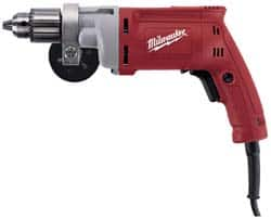 Milwaukee Tool - 1/2" Keyed Chuck, 850 RPM, Electric Drill - 8 Amps - Benchmark Tooling