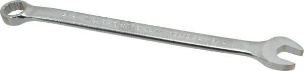 Proto - 7/16" 12 Point Offset Combination Wrench - 15° Offset Angle, 7" OAL, Steel, Satin Finish - Benchmark Tooling