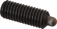 Gibraltar - 1/2-13, 1-1/4" Thread Length, 1/4" Plunger Projection, Steel Threaded Spring Plunger - 0.246 - 1/4" Max Plunger Diam, 1-1/4" Plunger Length, 2.7 Lb Init End Force, 9.3 Lb Final End Force - Benchmark Tooling