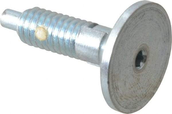 Gibraltar - 5/16-18, 0.53" Thread Length, 0.154" Max Plunger Diam, 1 Lb Init to 6 Lb Final End Force, Locking Knob Handle Plunger - Countersunk Knob, 3/16" Plunger Projection - Benchmark Tooling