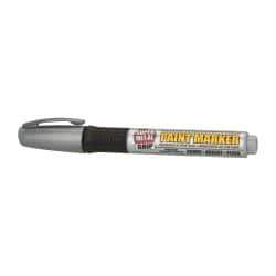 Super Met-Al - Metallic Silver Paint Marker - Fiber Tip, Oil Based - Benchmark Tooling