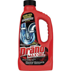 Drano - 32 oz Gel Drain Cleaner - Unscented, Bottle - Benchmark Tooling