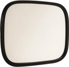 Value Collection - 7" Long to 5" Wide Automotive Universal OEM Replacement Mirror Head with L Bracket - Stainless Steel - Benchmark Tooling